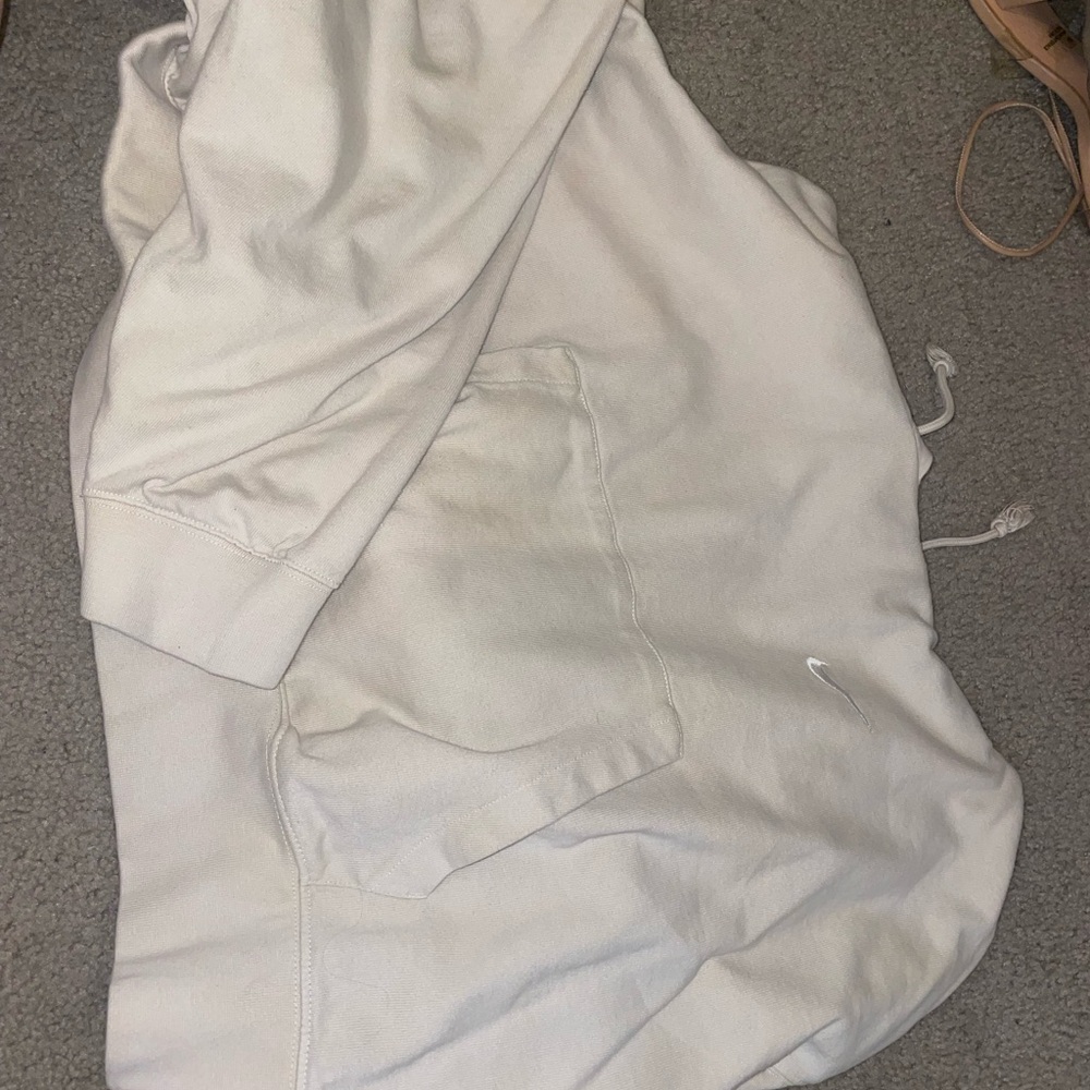 Nike tan cropped Hoodie
